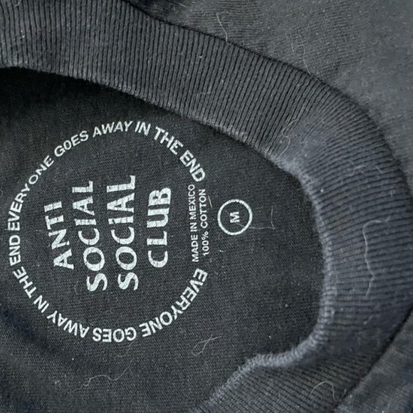 AntiSocial Social Club Hollyweird Tee - medium Black 💯 authentic - Picture 3 of 4